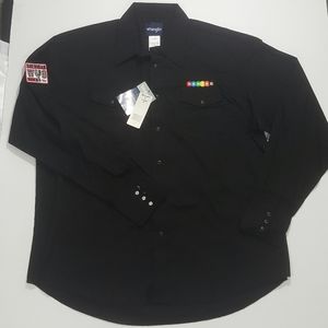 Wrangler's Black Sheridan Men's WYO Shirt
